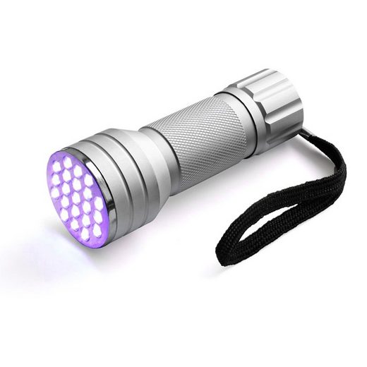 HAC24 UV Taschenlampe 21 LEDs Schwarzlicht Handlampe Haustiere Flecken Urin Detektor