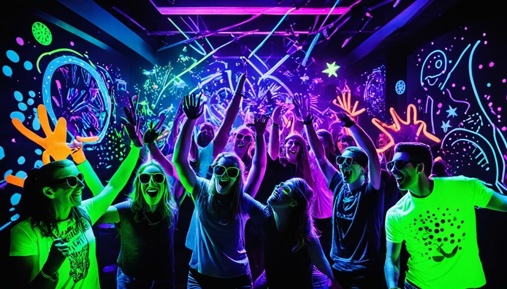 UV-Lichtshow planen